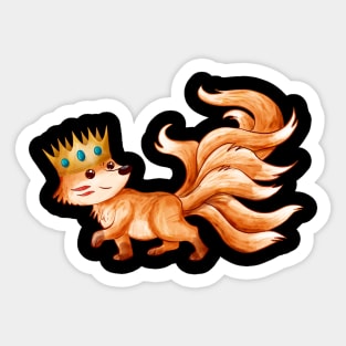 Kitsune fox Sticker